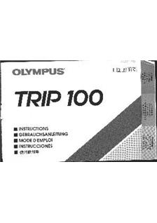 Olympus Trip 100 manual. Camera Instructions.